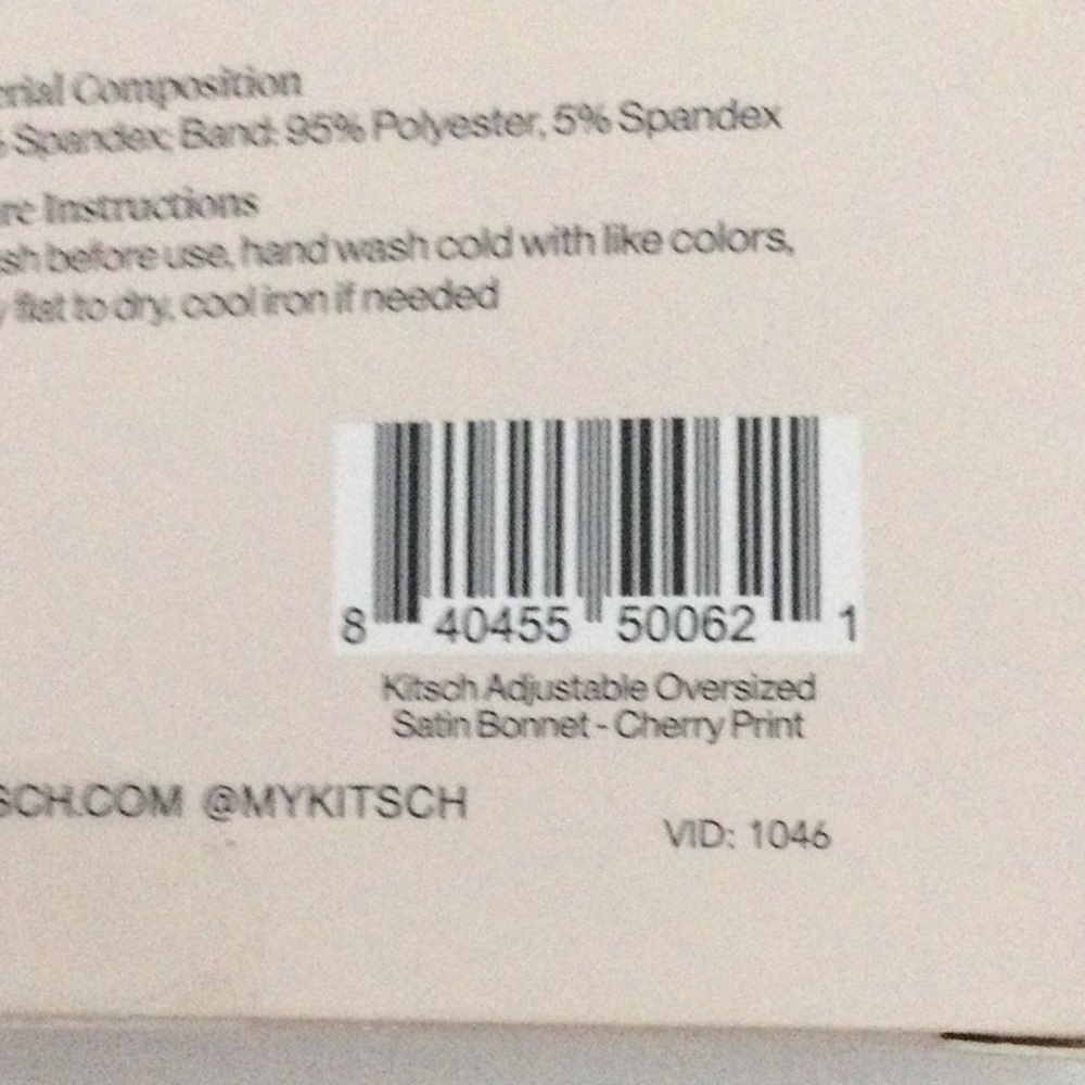 Kitsch Oversized Satin Bonnet - Picture 10 of 10